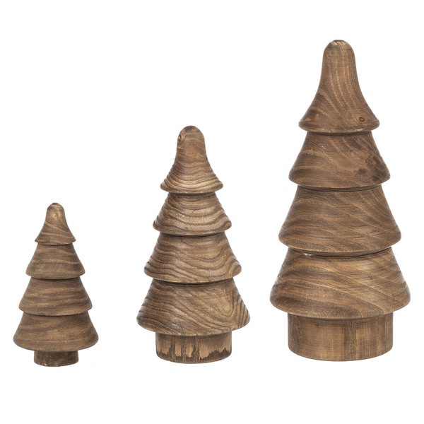 Wooden Turned Trees
