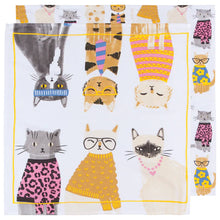 Load image into Gallery viewer, Feline Fine Floursack Dishtowel Set of 2
