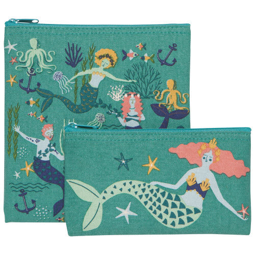Snack Bags Mermaids Set of 2