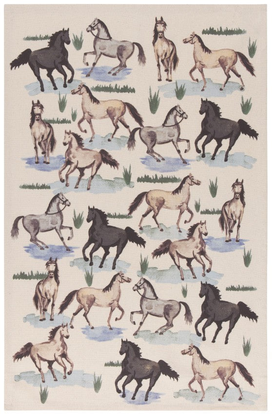Tea Towel All the Pretty Horses Print