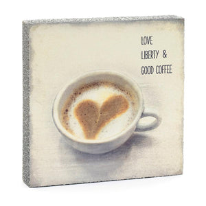 Art Block Love, Liberty and Coffee